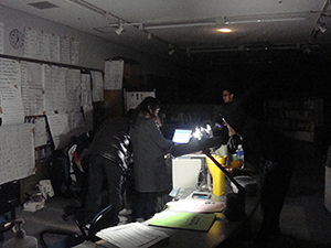 Sendai Disaster Multilingual Support Center immediately after the disaster (March 2011)